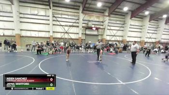 48 lbs Semifinal - Aiden Sanchez, Sanderson Wrestling Academy vs Jayna Whitford, Westlake