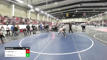 116 lbs Round Of 16 - Hunter Johnson, No Team vs Christian Phillips, Bloomfield Youth Wrestling