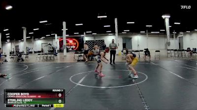 84-92 lbs Round 3 - Sterling Leddy, Brawler Elite vs Cooper Boyd, Launch Wrestling Academy