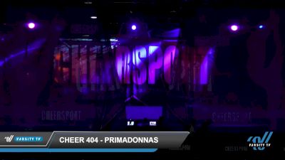 Cheer 404 - PrimaDONNAS [2022] 2022 CHEERSPORT National Cheerleading Championship