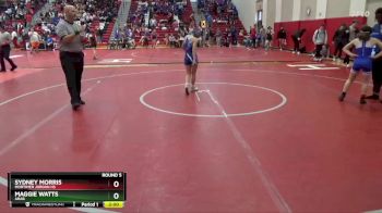 100 lbs Round 5 - Maggie Watts, Arab vs Sydney Morris, Mortimer Jordan HS