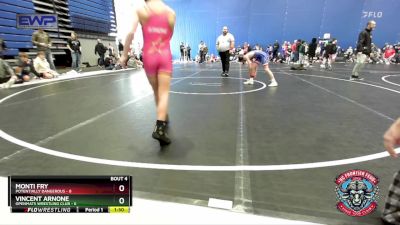 84 lbs Round 2 (4 Team) - Vincent Arnone, OpenMats Wrestling Club vs Monti Fry, Potentially Dangerous