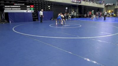 110 lbs Consi Of 8 #1 - Julian Panebianco, Morrisdale vs Connor Herrmann, Camden Wyoming
