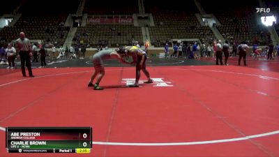 285 lbs Cons. Round 4 - Abe Preston, Andrew College vs Charlie Brown, Life U - NCWA