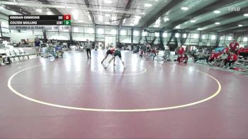 190 lbs Round 6 (8 Team) - Keenan Simmons, Box Elder B vs Colten Mullins, Altamont