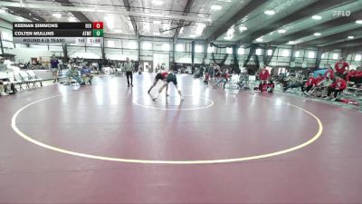 190 lbs Round 6 (8 Team) - Keenan Simmons, Box Elder B vs Colten Mullins, Altamont