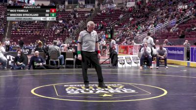 133 lbs First Round - Nico Fanella, Indiana vs Brecken Strickland, Sun Valley