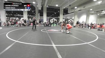 U15 FS - 85 lbs Semis - Jaxton Litchfield, Warrior Regional Training Center vs Ameer Khalil, Illinois