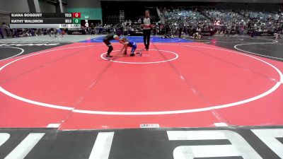 73 lbs Consi Of 8 #2 - ILIANA BOGGUST, Yucaipa Thunder Wrestling Club vs Kathy Waldron, Milo Wrestling Club