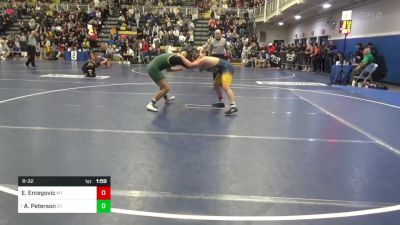 189 lbs R-32 - Eddie Ercegovic, Mt. Lebanon vs Aiden Peterson, St. Edward-OH