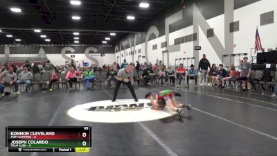 85 lbs Round 2 (8 Team) - Konnor Cleveland, Fort Hammers vs Joseph Colardo, Team Alien