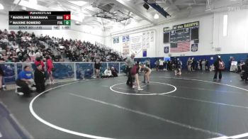 115 lbs Cons. Round 2 - Maxine Romero, Moreno Valley vs Madeline Tamanaha, Mark Keppel