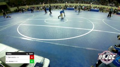 105 lbs Semifinal - Theodore J. Gervacio, Lions Wrestling Academy vs Ashton Jones, Division Bell Wrestling