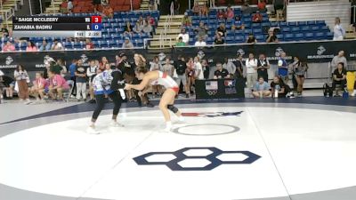 140 lbs Champ. Rd Of 32 - Saige McCleery, Washington vs Zahabia Badru, Illinois