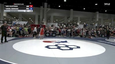 Quarters - Ned Kauffman, Lancaster Alliance Wrestling Club (LAW) vs Angel Serrano, Pomona Wrestling Club Colorado