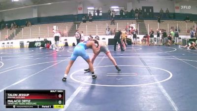 119 lbs Cons. Round 6 - Malachi Ortiz, Tampa Bay Tigers Wrestling vs Talon Jessup, Indiana Outlaws