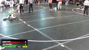 160 lbs Semifinal - Trig Brandes, Central City Junior Wrestling vs Jaron Hurt, St. Paul