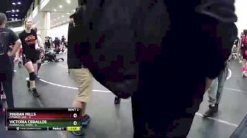 100 lbs Round 1 (10 Team) - Mariah Mills, Cypress Lake vs Victoria Ceballos, Florida All-Stars