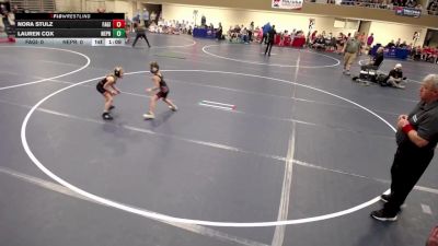 Girls K-8 - 56 Nora Stulz, Farmville-Girls vs Lauren Cox, New Prague-Girls