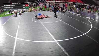 86 lbs Cons. Sub-semis - Noah Kazarian, Hawaii vs Corbin Silva, Idaho