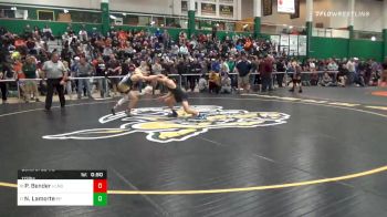 113 lbs Consolation - Peter Bender, Highland vs Nick Lamorte, Rocky Point