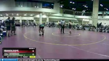 170 lbs Round 3 (10 Team) - Cole Henderson, North Dakota Border Brawlers vs Branson Dodge, Hernando Wrestling