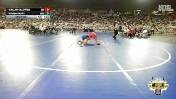 B4A-106 lbs Semifinal - Ryken Kraft, Bridge Creek vs Callan Caldwell, Ft. Gibson