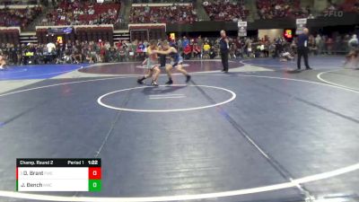 114 lbs Champ. Round 2 - David Brant, Frenchtown Wrestling Club vs Jasper Bench, Kalispell Wrestling Club