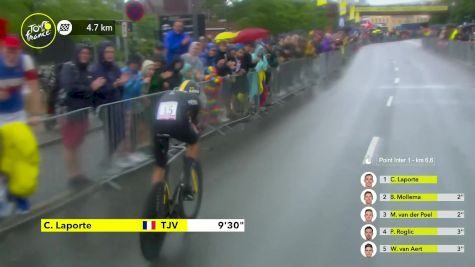 Virtual Leader Christophe Laporte Crashes In Stage 1 Time Trial Of 2022 Tour De France