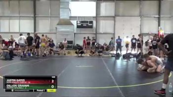 145 lbs Round 4 (6 Team) - Justin Gates, Elite Athletic Club DZ vs Dillion Graham, Indiana Outlaws 2