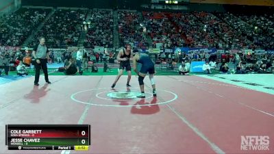 2A 170 lbs Cons. Round 3 - Cole Garbett, Soda Springs vs Jesse Chavez, Wendell