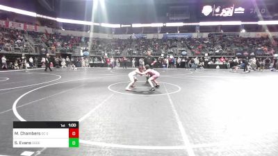 84.1 lbs Quarterfinal - Marlee Chambers, DC Gold vs Sidda Evans, Ogden's Outlaws Wrestling Club
