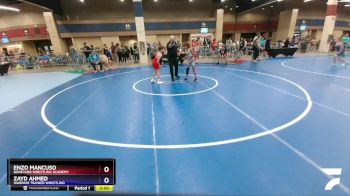 78 lbs Round 2 - Enzo Mancuso, Boneyard Wrestling Academy vs Zayd Ahmed, Warrior Trained Wrestling