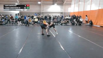 133 lbs Semifinal - Nate Knowlton, Findlay vs James Armstrong Jr, West Liberty