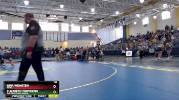 152 lbs Semifinal - Nina Weinstein, MSMS vs Elizabeth Townsend, Oak Grove High School