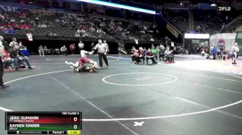 150 Class 3 lbs Quarterfinal - Kayden Kinder, Rolla vs Jeric Gumahin, Ft. Zumwalt South