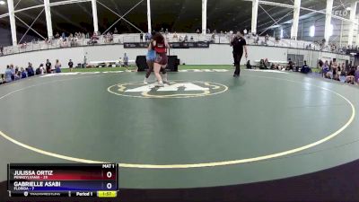 130 lbs Round 2 (8 Team) - Julissa Ortiz, Pennsylvania vs Gabrielle Asabi, Florida