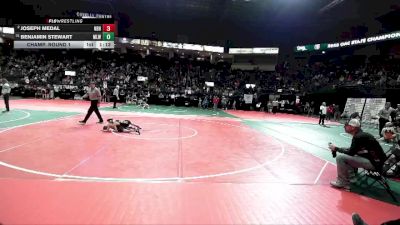 68 lbs Champ. Round 1 - Benjamin Stewart, MLW2 vs Joseph Medal, NBHA
