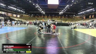 98 lbs Quarterfinal - Kevin Chang, Doral Academy vs Elijah Sosa, Bell Creek Academy