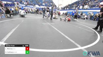 66 lbs Quarterfinal - Lincoln McCray, Carl Albert vs Gunnar Coltharp, Harrah Little League Wrestling