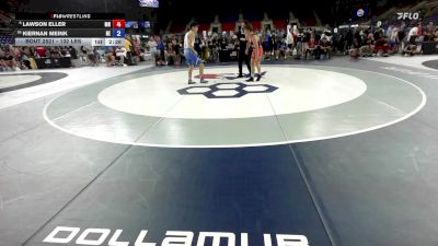132 lbs Cons. Sub-semis - Lawson Eller, MN vs Kiernan Meink, NE