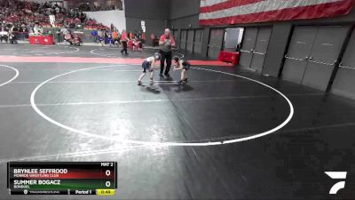 60 lbs Quarterfinal - Summer Bogacz, Bonduel vs Brynlee Seffrood, Monroe Wrestling Club