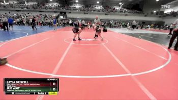 130 lbs Round 3 - Irie Wait, Terminator Wrestling Academy-AAA&nbsp; vs Layla Driskell, Oak Grove Little League Wrestling Club-AAA