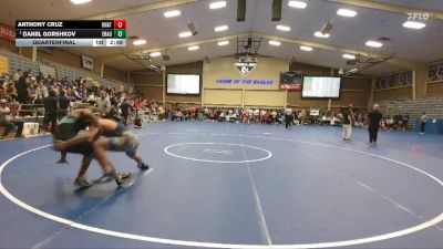 174 lbs Quarterfinal - Daniil Gorshkov, Embry-Riddle (Ariz.) vs Anthony Cruz, Unattached