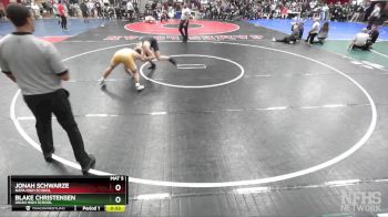 177 lbs Cons. Round 6 - Jonah Schwarze, Napa High School vs Blake Christensen, Ukiah High School