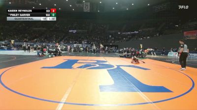 5A Boys 106 lbs Quarterfinal - Kaiden Reynolds, Crook County Boys vs Finley Garver, West Albany Boys