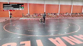 141 lbs Quarterfinal - Dylan Coleman, Rochester Christian University vs Julian Rojas, Rochester Christian University