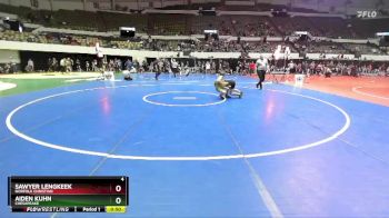 Rookie 6-8 85 Cons. Semi - Sawyer Lengkeek, Norfolk Christian vs Aiden Kuhn, Chesapeake