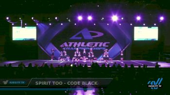 Spirit Too - Code Black [2022 L2 Junior - D2 - Medium Day 2] 2022 Athletic Providence Grand National DI/DII