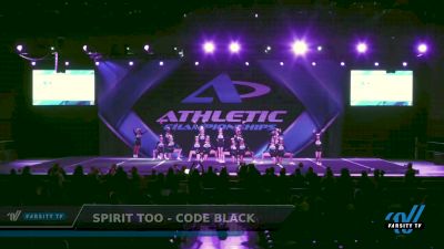 Spirit Too - Code Black [2022 L2 Junior - D2 - Medium Day 2] 2022 Athletic Providence Grand National DI/DII